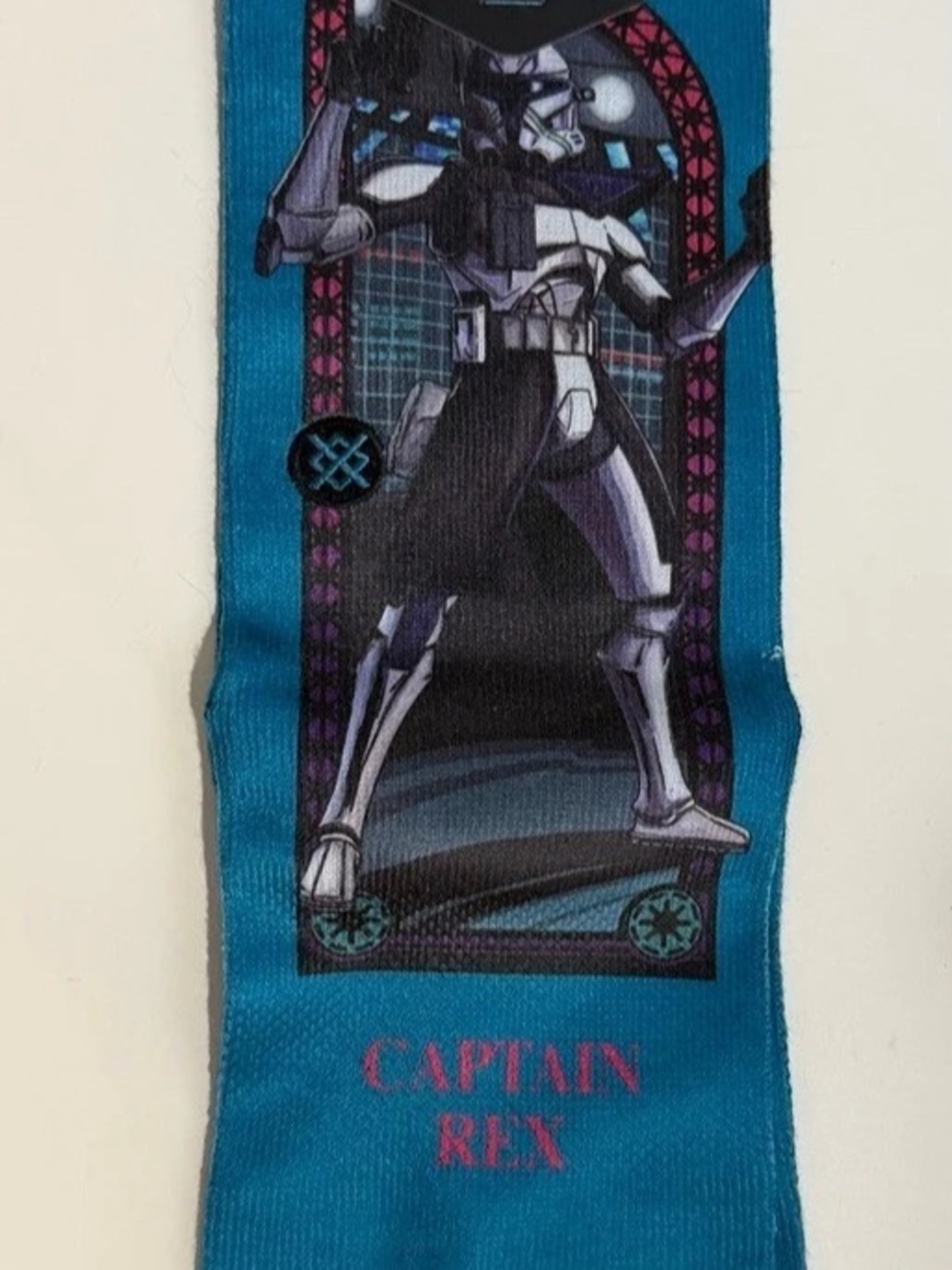 Stance Captain Rex Star Wars Crew Socks Blue & Black Medium